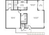 1x1 floor plan at Mission Palms Apartments in Tucson, AZ